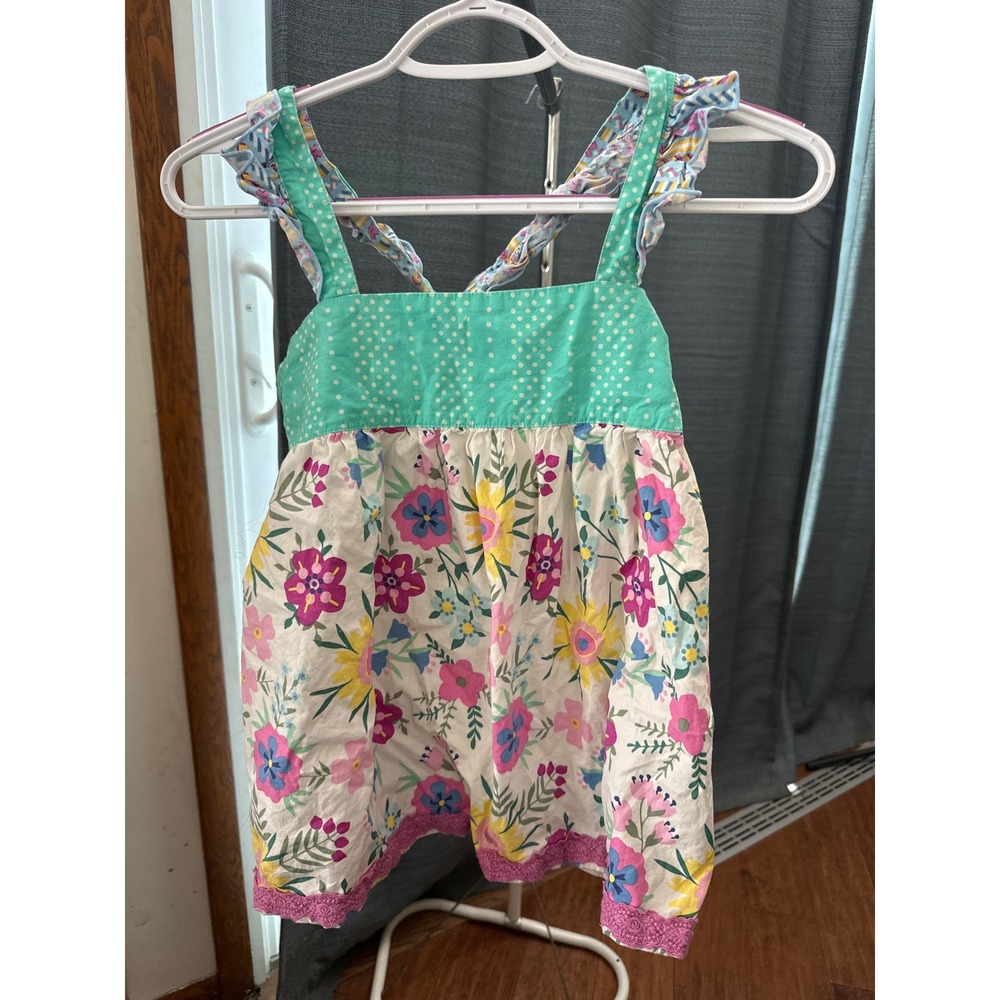 Matilda Jane Girls Dream Chasers Floral Imagination Tunic Top Cottgecore size 12